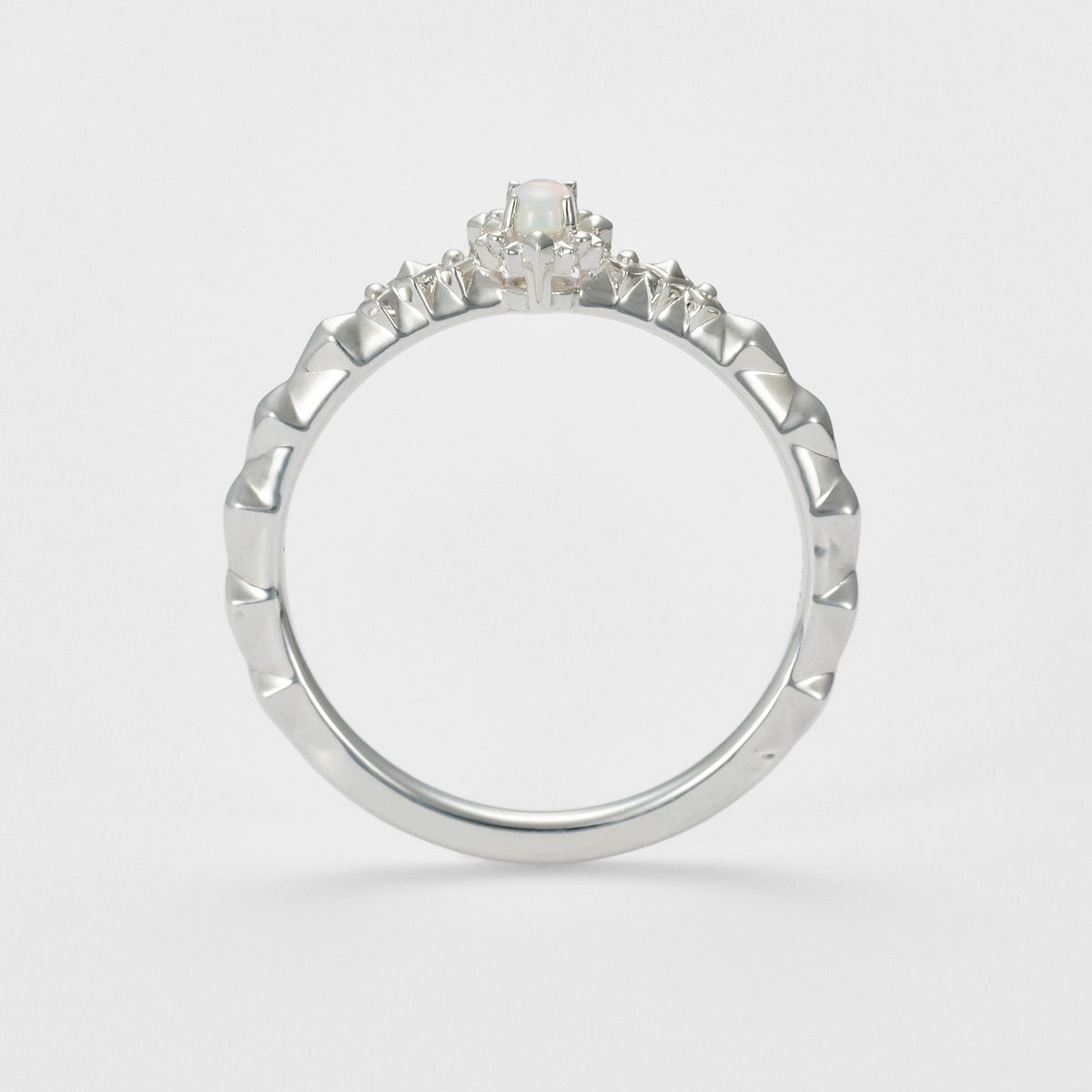Silver Opal Ring