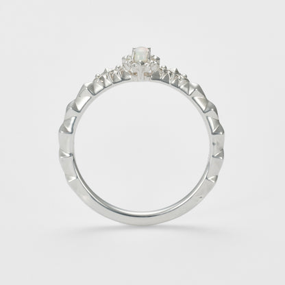 Silver Opal Ring