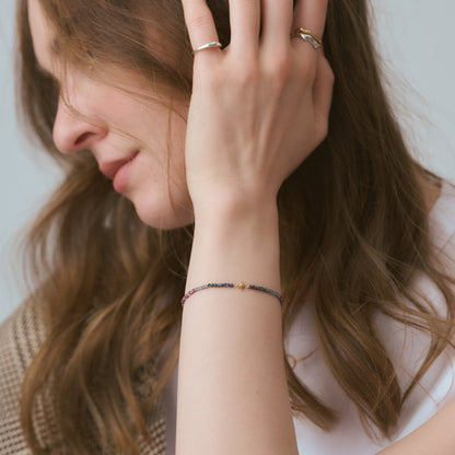 Gold Multi-Stone Bracelet