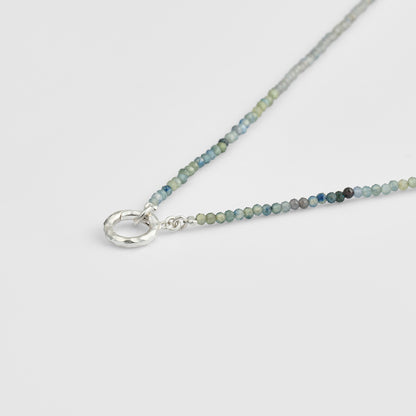 Silver Multi-Stone Necklace