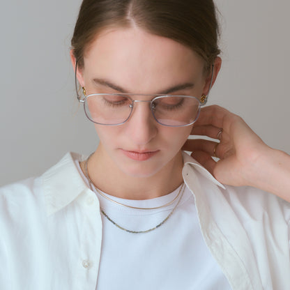 Silver Multi-Stone Necklace