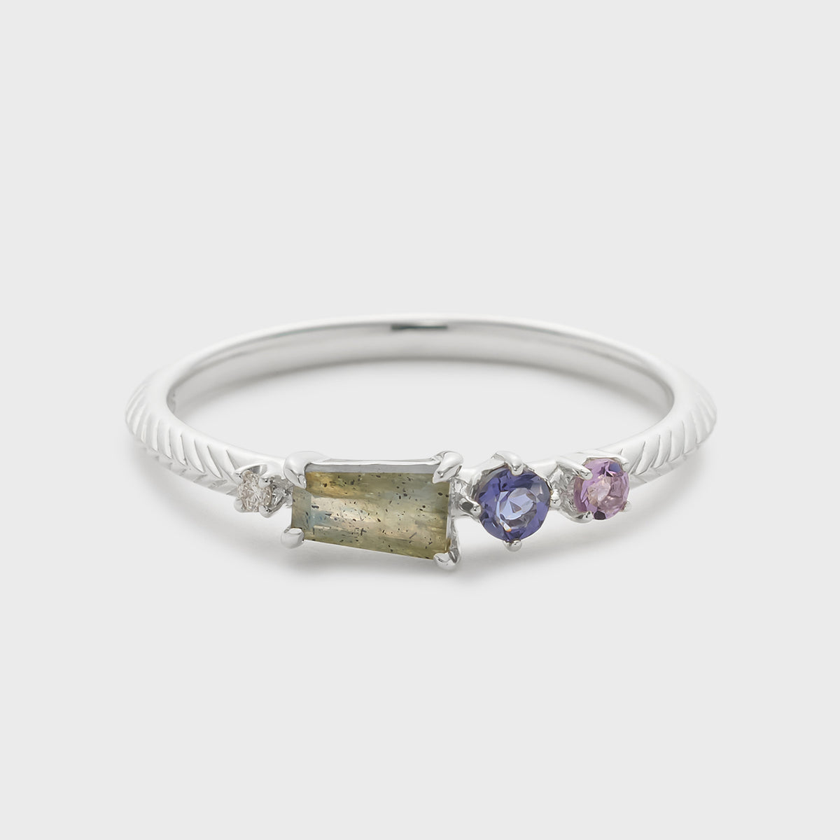 Silver Multi-Stone Ring